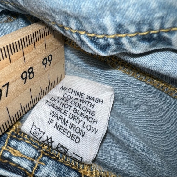 NEW Live 4 Truth Jean Cropped Tank Top Scrunched Back Women’s Size Small - Picture 4 of 8